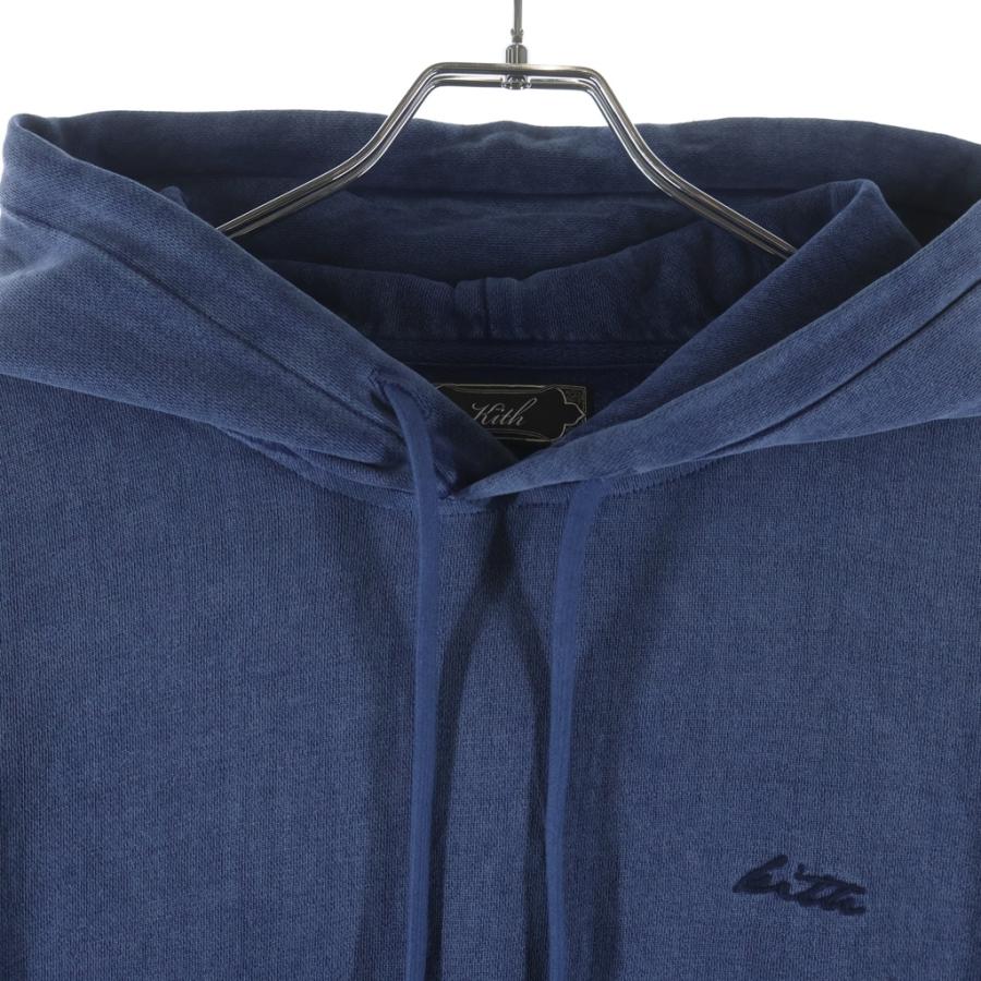 KITH（キス） Indigo Fleece Nelson Hoodie プルオーバーパーカー