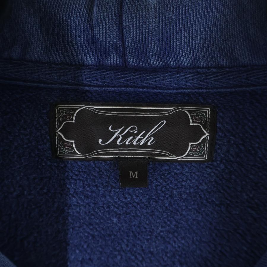 KITH（キス） Indigo Fleece Nelson Hoodie プルオーバーパーカー