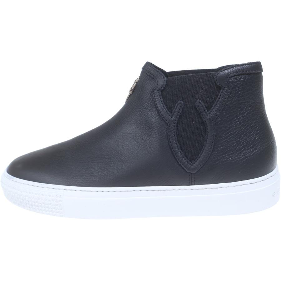 CHROME HEARTS（クロムハーツ） Mid-Top Leather Slip-Ons ミッド