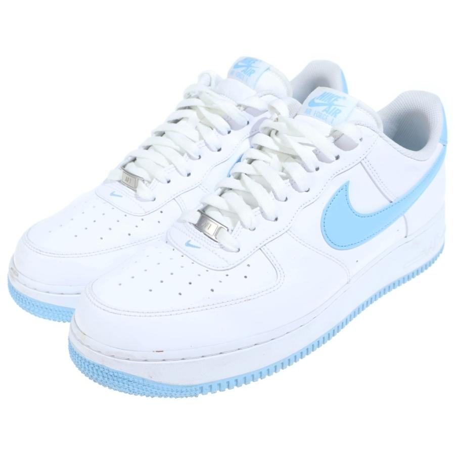 NIKE ナイキ AIR FORCE 1 LOW 07 UNIVERSITY BLUE FQ4296-100 エアフォース1 ロー 07 ユニバーシティブルー ローカットスニーカー ホワイト/ライトブルー US12/30cm NIKE（ナイキ） AIR FORCE 1 LOW 07 UNIVERSITY BLUE FQ4296-100 エア