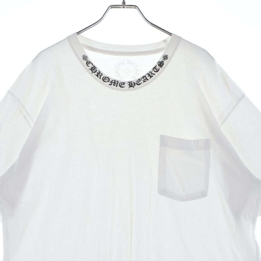 CHROME HEARTS ネックロゴ ポケットTシャツ CHROME HEARTS（クロムハーツ） NECK LOGO ネックロゴ ポケット 半袖T