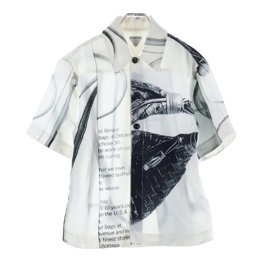 BOTTEGA VENETA（ボッテガ・ヴェネタ） Letter Graphic Silk Shirt