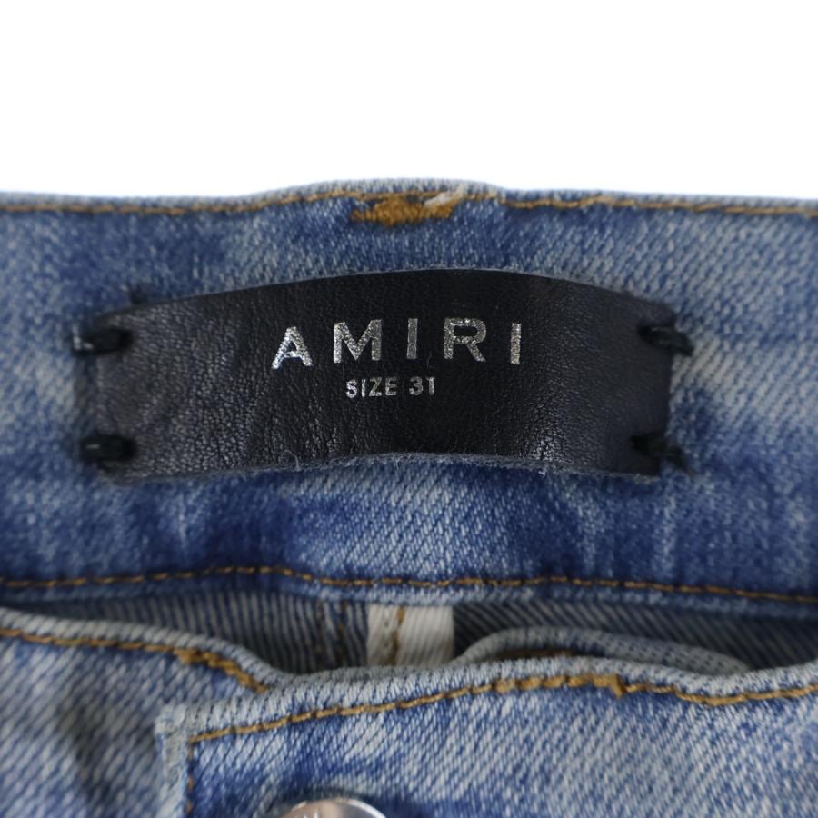 AMIRI（アミリ） ダメージ加工 ボタンフライ スキニーデニムパンツ