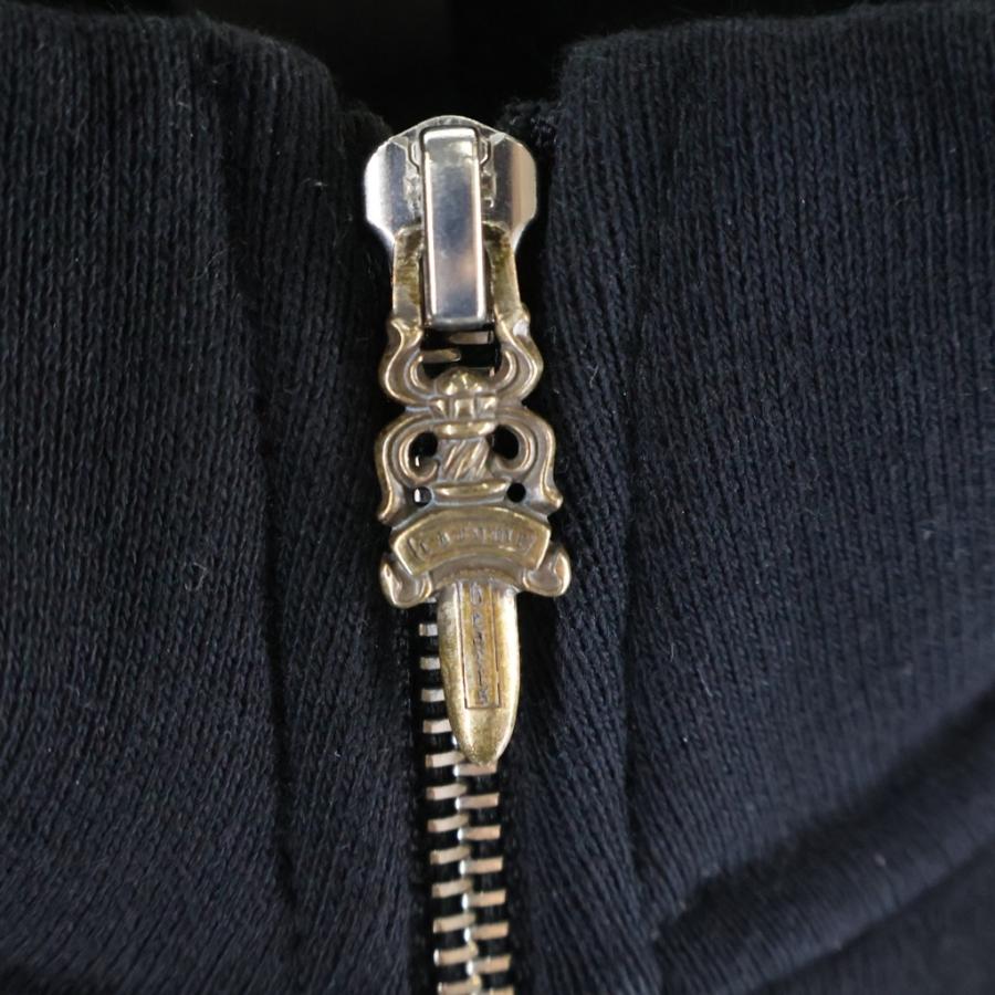 CHROME HEARTS（クロムハーツ） Y NOT SLO RIDE ロゴ刺繍 ハーフジップ