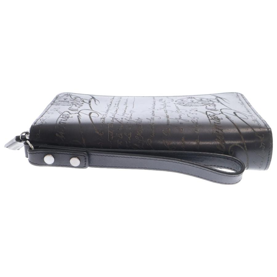 Berluti ブラックレザー長財布 Berluti（ベルルッティ） 財布 メンズ ブランド 長財布 ヴェネチア