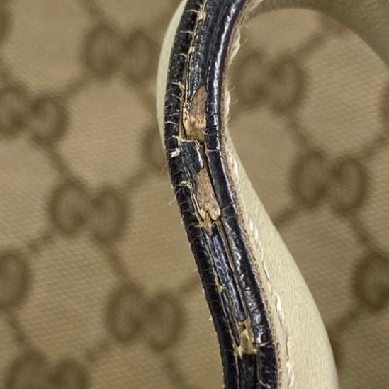 GUCCI（グッチ） GGキャンバス /レザー トートバッグ ハンドバッグ