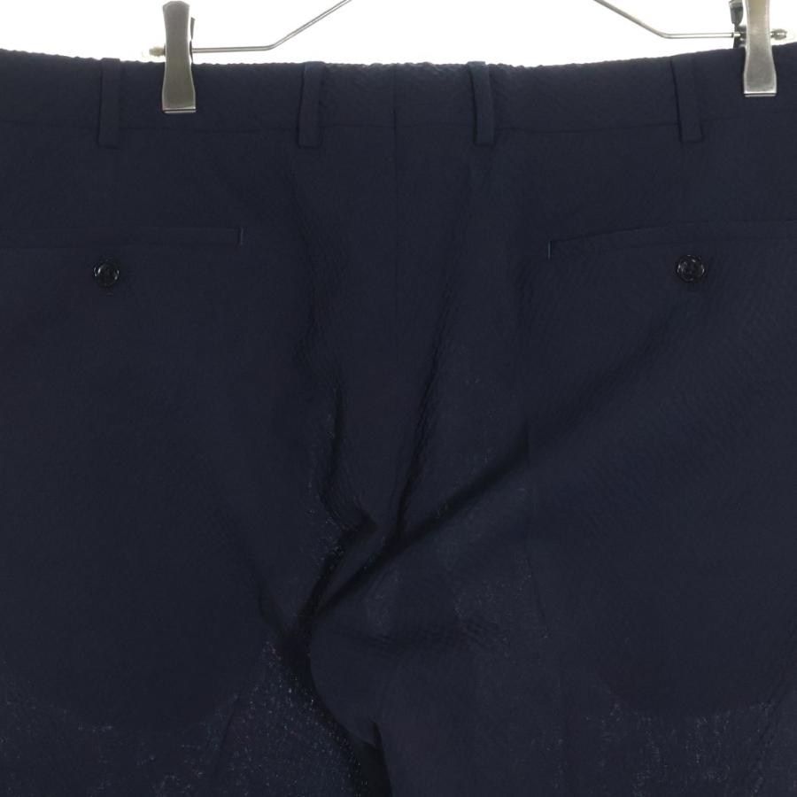 HERMES（エルメス） シアサッカー生地 ノータック スラックス パンツ