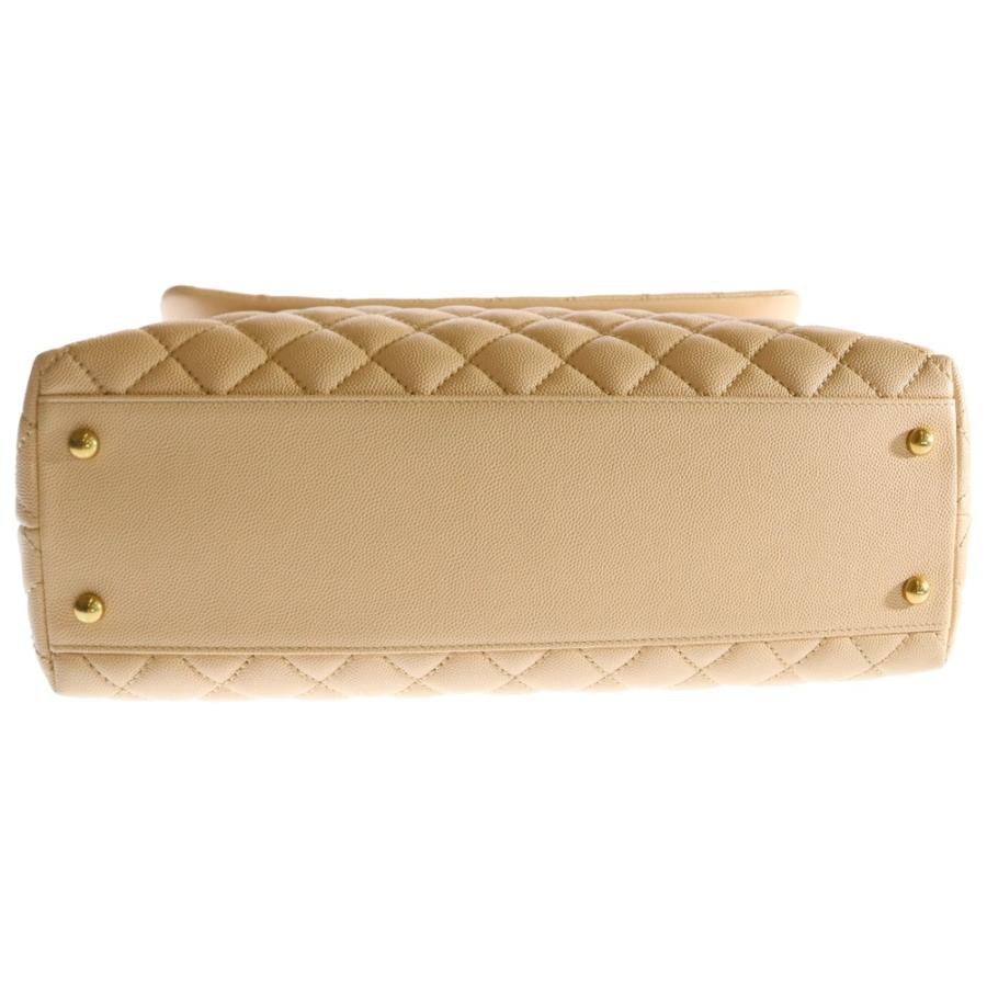 シャネル CHANEL ショルダーバッグ ココハンドル ミニミニ レザー キャビアスキン ベージュ ゴールド金具 トップハンドル AP4244 ランダムシリアル 【箱】【中古】 CHANEL - シャネル CHANEL ショルダーバッグ ココハンドル ミニミニ