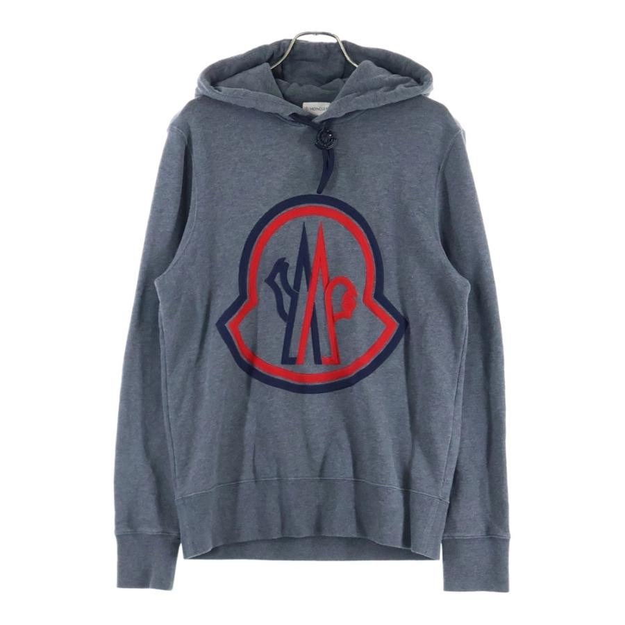 MONCLER（モンクレール） 20AW フロント ビッグロゴ刺繍 プルオーバー