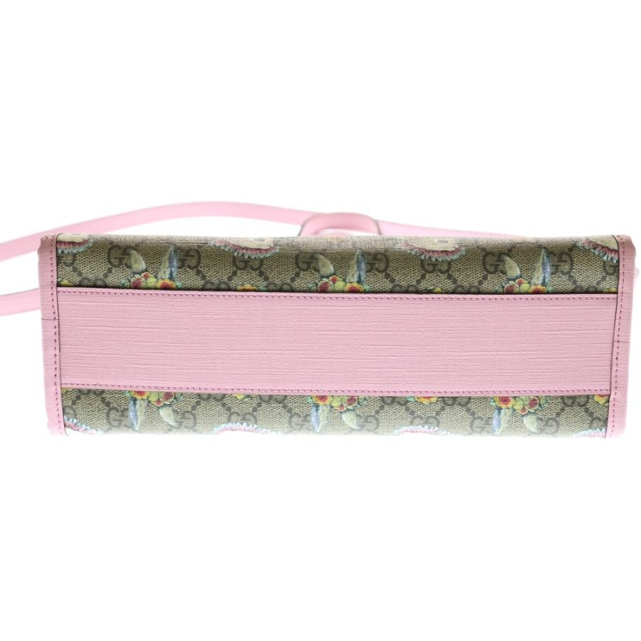 【美品】GUCCI チルドレン GGスプリーム 2WAYバッグ チルドレンズ〕GG プリント トートバッグ ・ベージュ＆ブラウン GG
