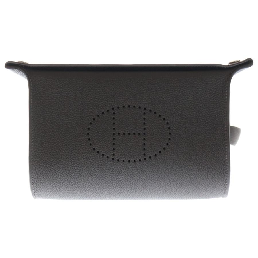HERMES（エルメス） ヴィドポッシュ トゴ シルバー金具 ブラウン系 K
