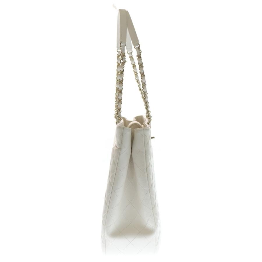 ☆ドリーム荒牧店☆CHANEL シャネル チェーントートバッグ オフホワイト　 ホワイト（白）系 CHANEL(シャネル) トートバッグ(レディース
