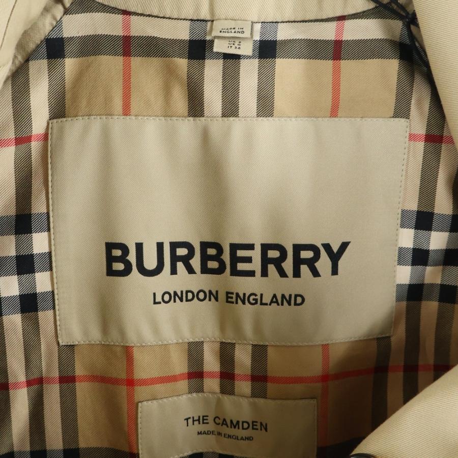 BURBERRY バーバリー 裏地ノバチェック総柄 ラグランスリーブ ステンカラーコート ベージュ BURBERRY（バーバリー） 裏地ノバチェック総柄 コットン ラグラン
