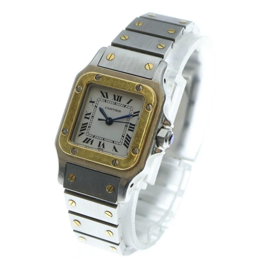 Cartier（カルティエ） サントス ガルべ SM 白文字盤 ステンレス