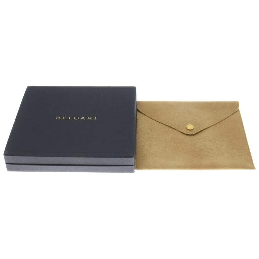 BVLGARI ブルガリ トンドクラウン ペンダント ネックレス チョーカー レザー K18×SS ジュエリー アクセサリー_5