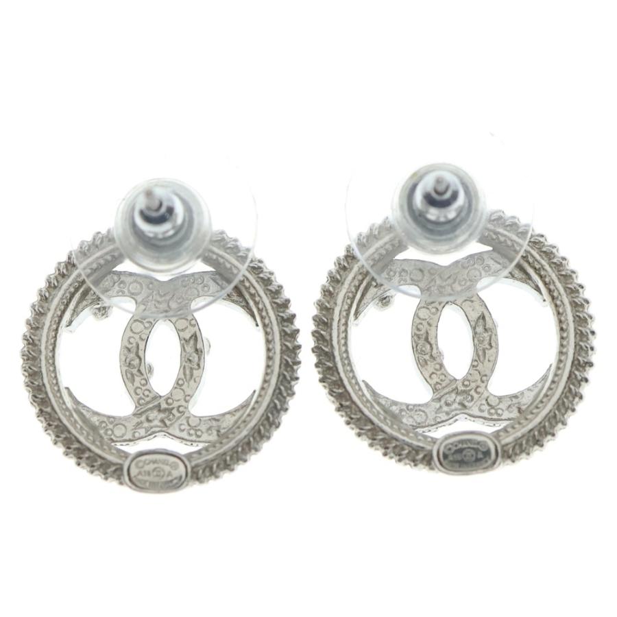 CHANEL（シャネル） ココマー パール&ラインストーン ピアス シルバー
