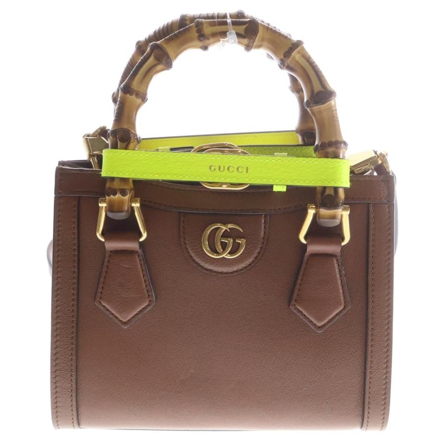 GUCCI（グッチ） ダイアナ バンブー スモール GGマーモント レザー