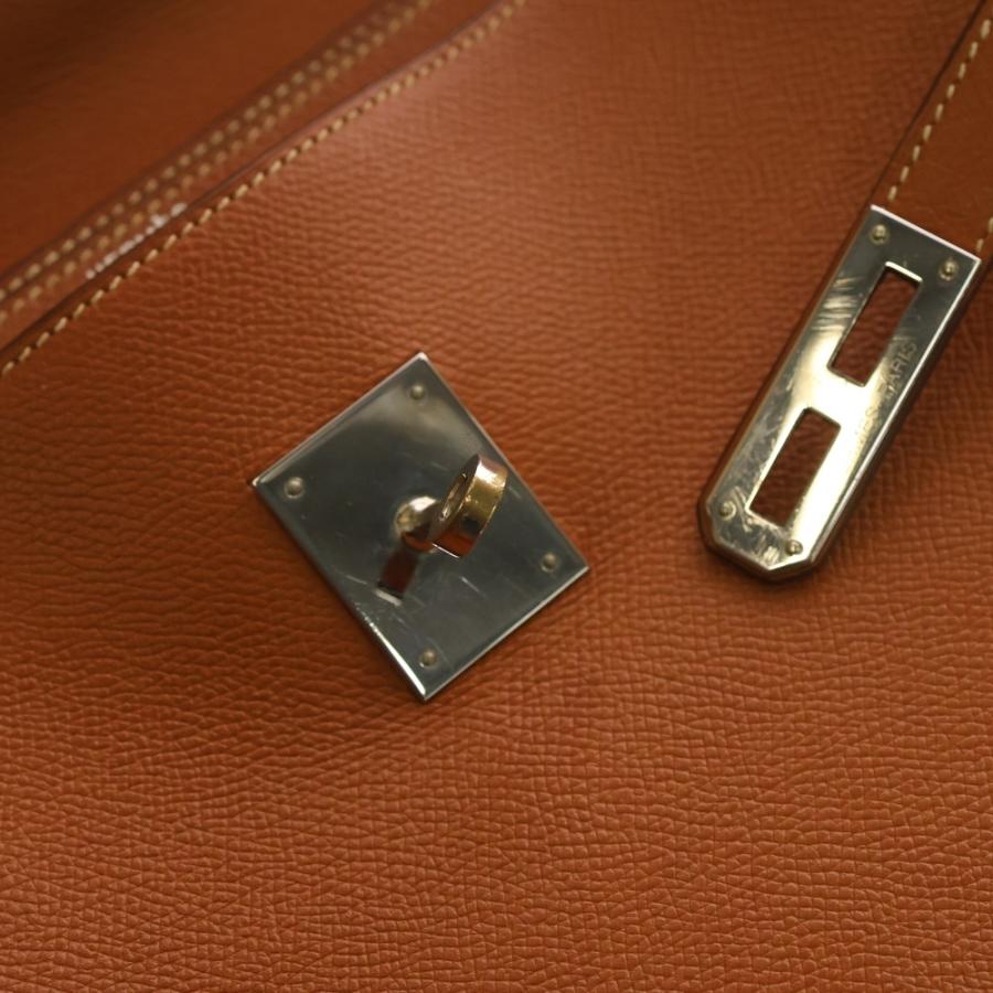 HERMES（エルメス） ケリーデペッシュ36 オレンジ系 シルバー金具 