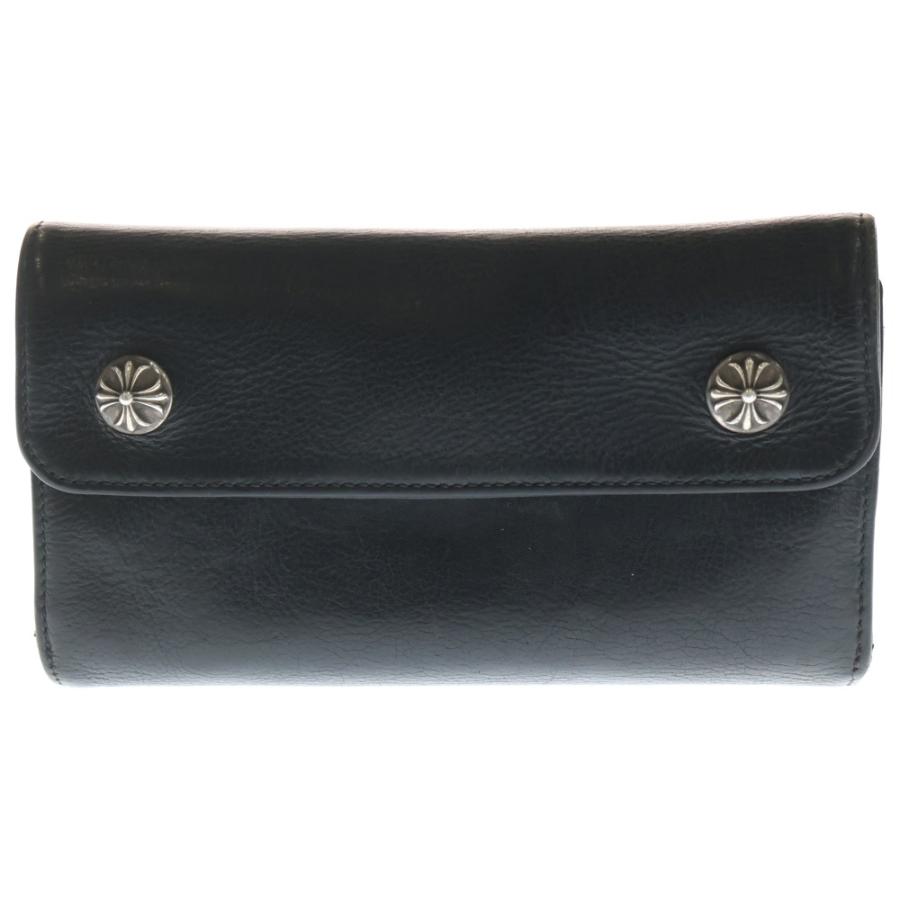 CHROME HEARTS（クロムハーツ） WAVE ウェーブ レザーウォレット 財布