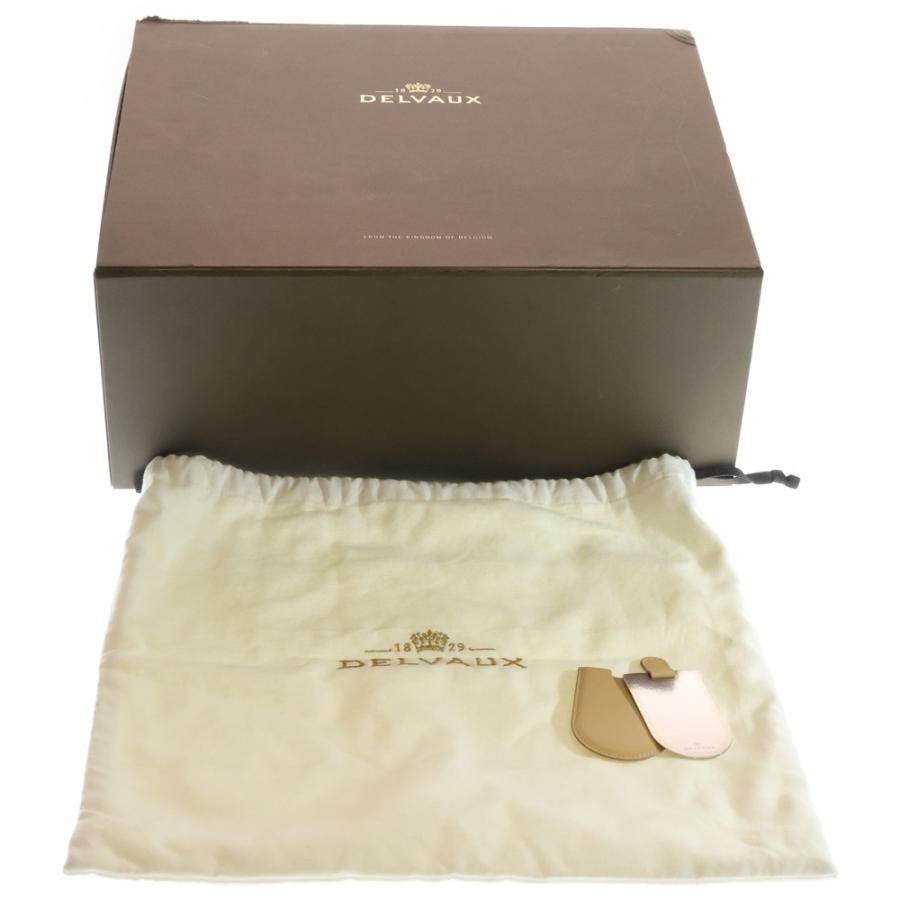 DELVAUX デルボー タンペートMM イリュージョン レザー 2WAY ハンド ショルダーバッグ シルバー金具 ブラック DELVAUX（デルヴォー） デルボー タンペートMM イリュージョン レザー