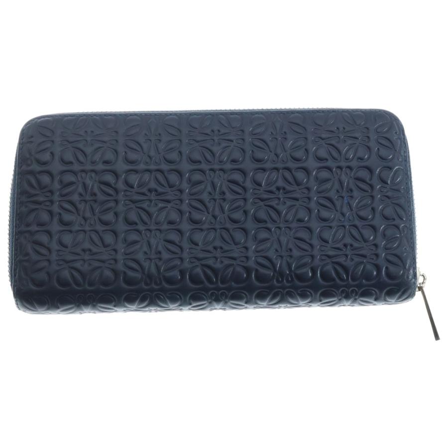 LOEWE（ロエベ） アナグラム ラウンドファスナー長財布 ロング