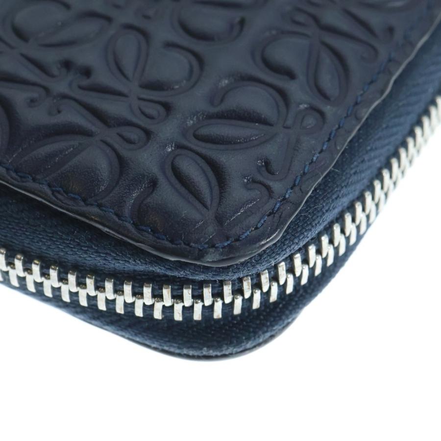 LOEWE（ロエベ） アナグラム ラウンドファスナー長財布 ロング