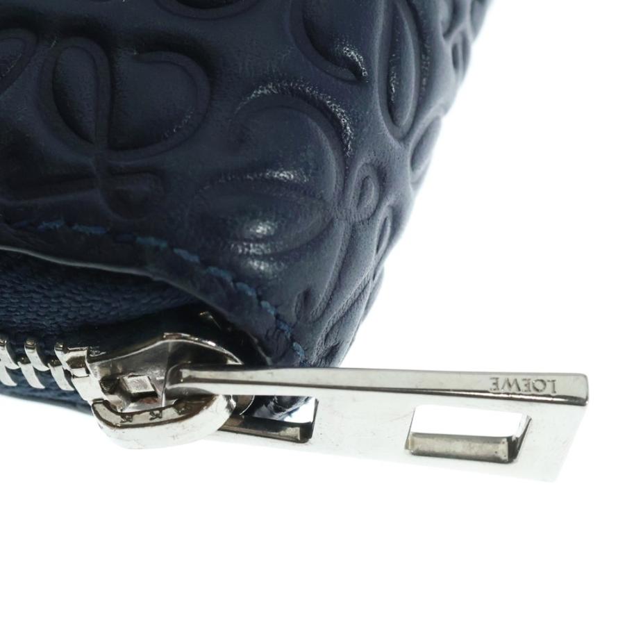LOEWE（ロエベ） アナグラム ラウンドファスナー長財布 ロング