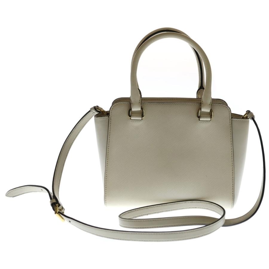 PRADA プラダ 2WAYハンドバッグ ショルダーバッグ ホワイト レザー 1BA380 ゴールド金具 PRADA（プラダ） 2WAYハンドバッグ ショルダーバッグ ホワイト レザー