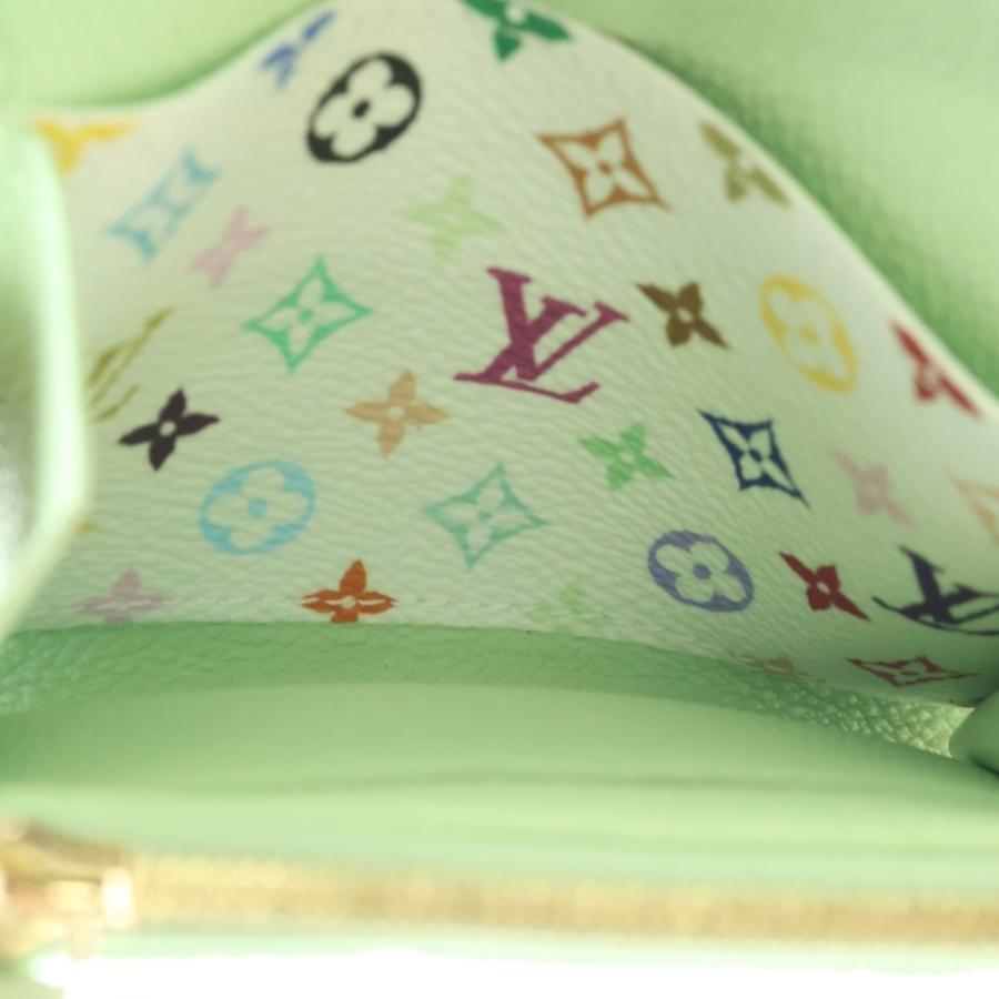 LOUIS VUITTON ルイヴィトン アンプラント ポルトモネロザリ ヴェールポム コンパクトウォレット 三つ折り財布 ライトグリーン レザー M81922 ゴールド金具 LOUIS VUITTON（ルイ・ヴィトン） アンプラント ポルトモネロザリ