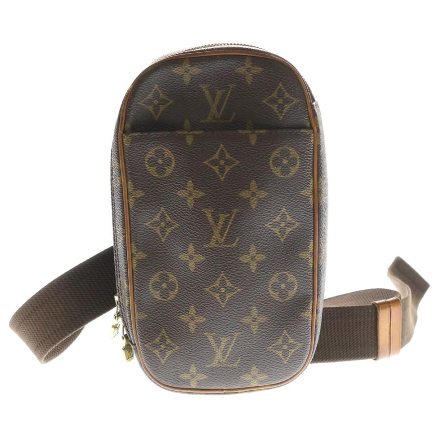 本物 ■ ルイヴィトン ■ ポシェット・ガンジュ ボディバッグ ウエストバッグ LOUIS VUITTON（ルイ・ヴィトン） モノグラム ポシェットガンジュ