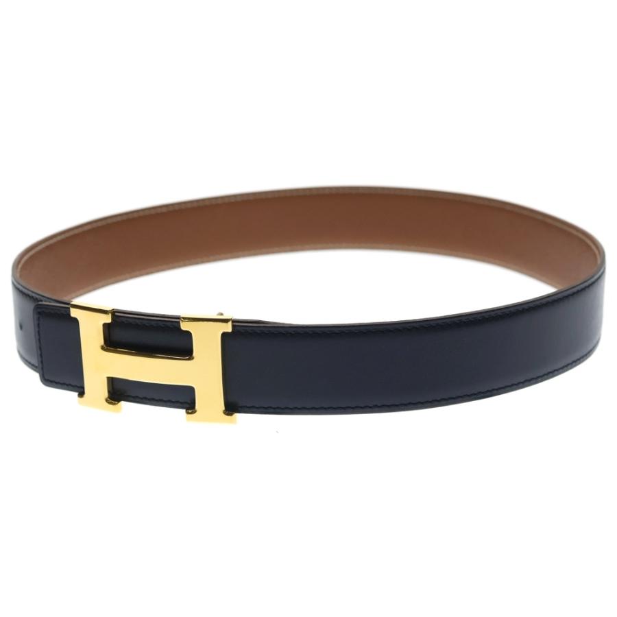 HERMES エルメス コンスタンスベルト トリヨン ゴールド レザー ブラウン □B ゴールド金具