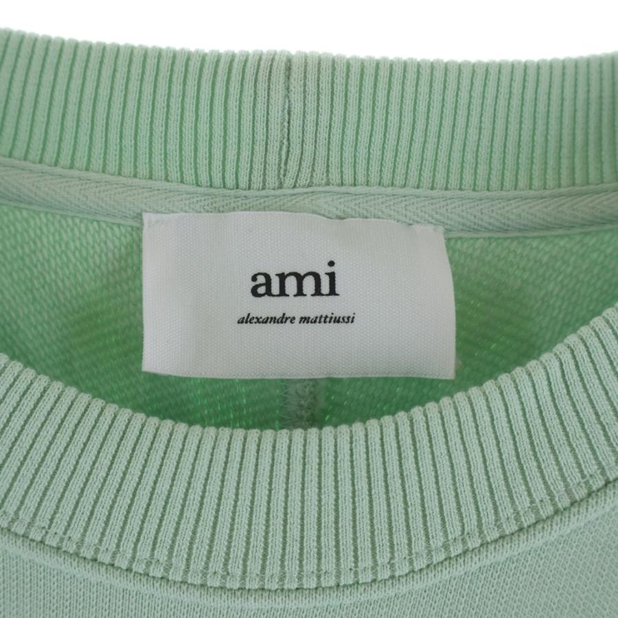 ami paris アミパリス ハートロゴ刺繍 プルオーバースウェット