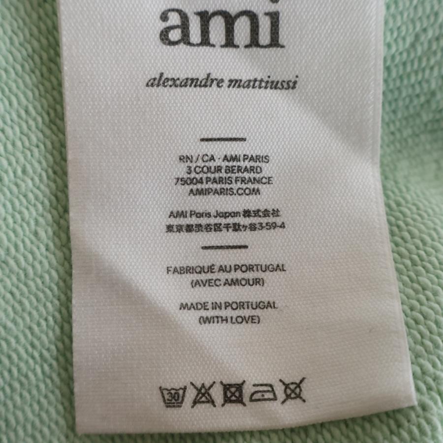ami paris アミパリス ハートロゴ刺繍 プルオーバースウェット