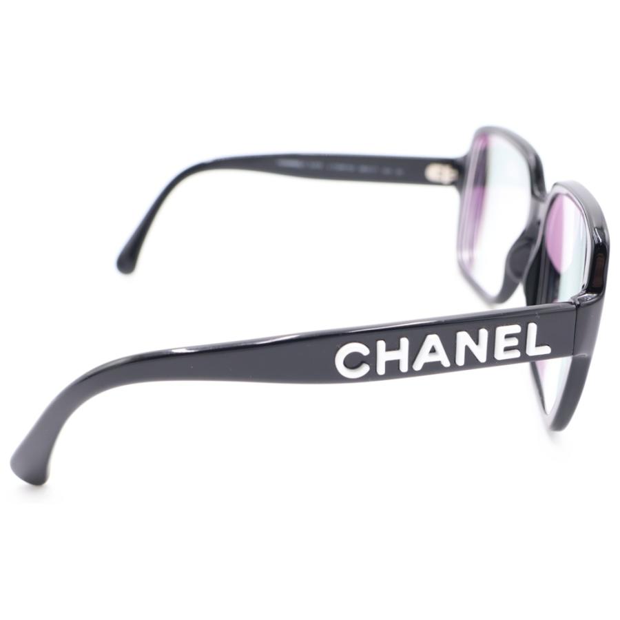 CHANEL（シャネル） テンプルロゴ スクエアフレーム カラーレンズ