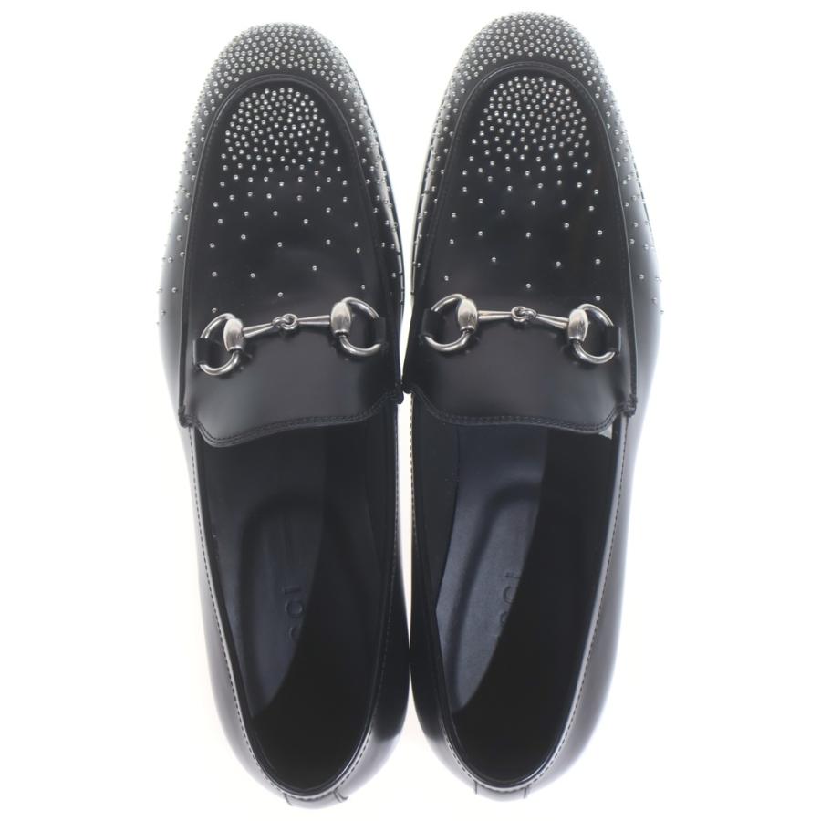 GUCCI（グッチ） ホースビット スタッズローファー ブラック 8 1/2