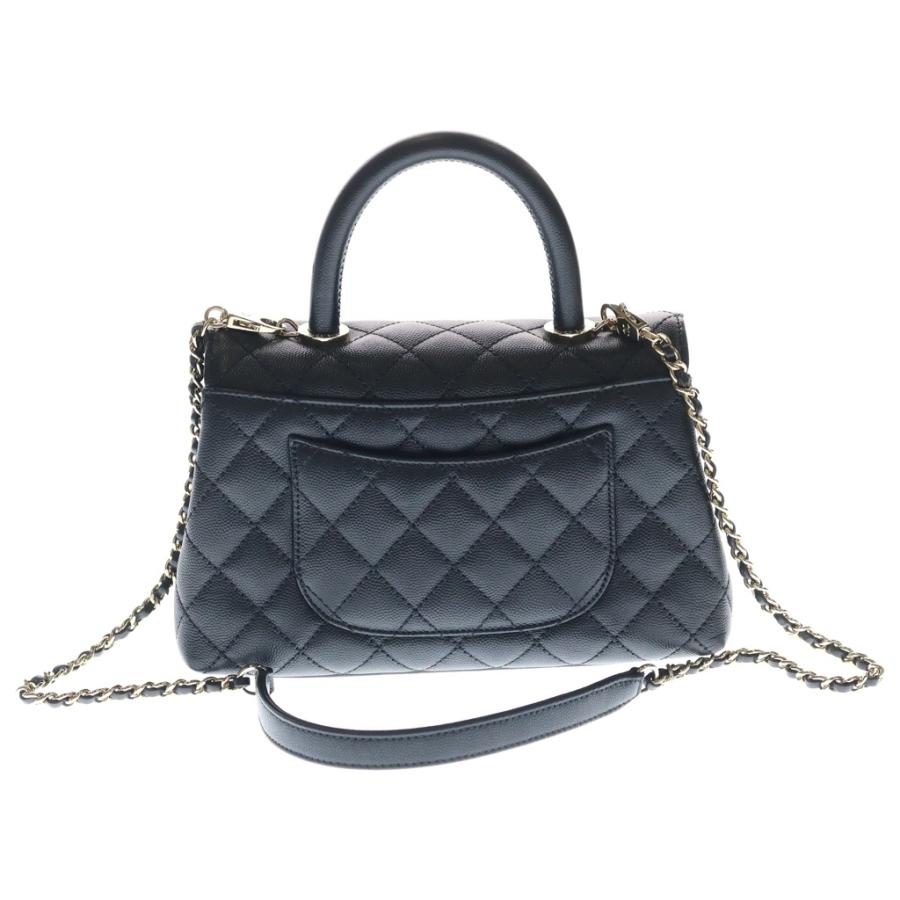CHANEL（シャネル） ココハンドル24 XS キャビアスキン ゴールド金具
