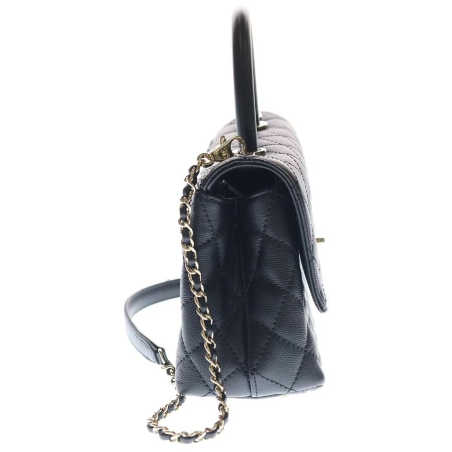 CHANEL（シャネル） ココハンドル24 XS キャビアスキン ゴールド金具