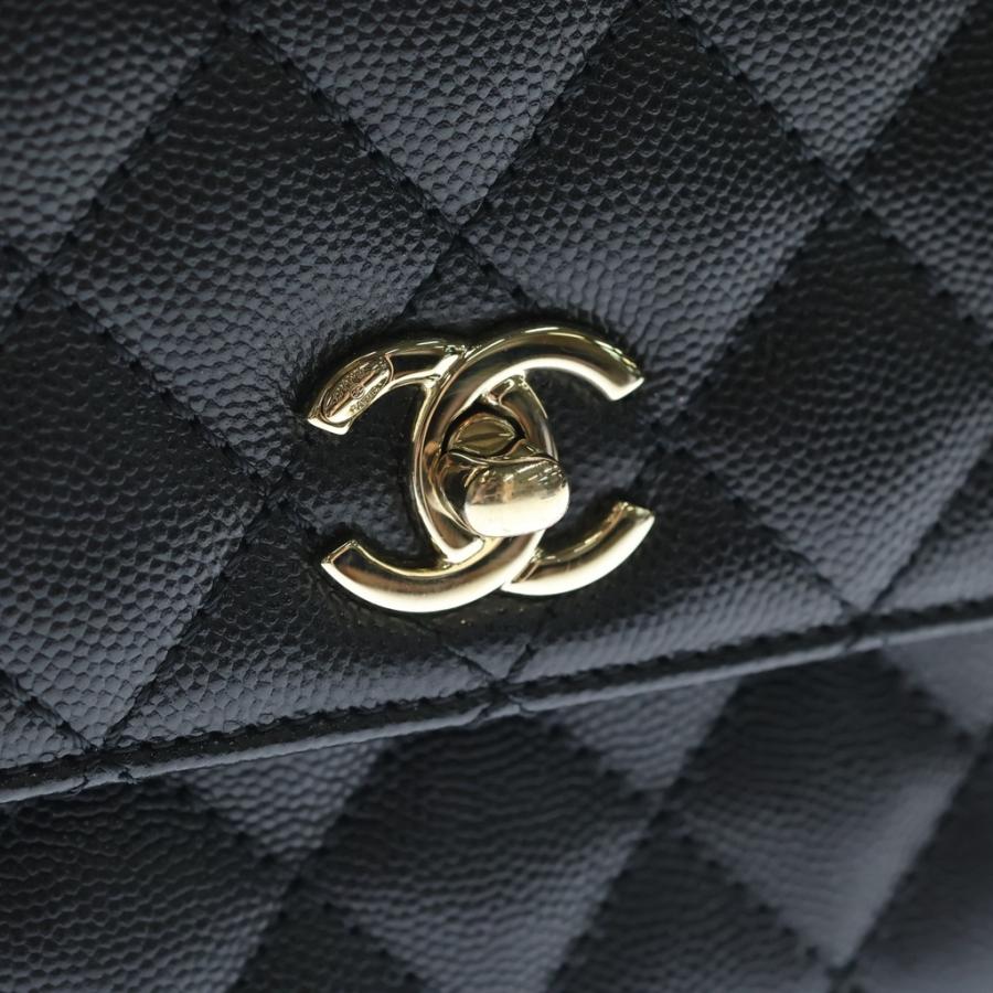 CHANEL（シャネル） ココハンドル24 XS キャビアスキン ゴールド金具