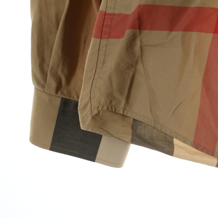 BURBERRY（バーバリー） メガチェック 長袖コットンシャツ レギュラー