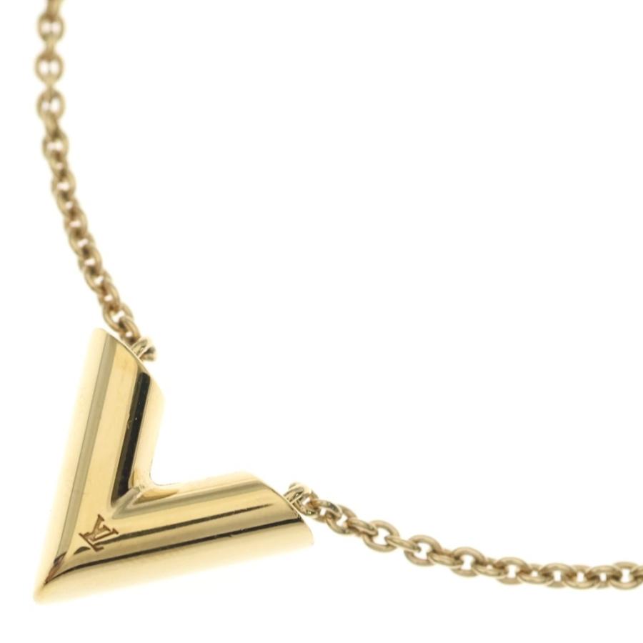 LOUIS VUITTON ネックレス ネックレス・エセンシャル V ゴールド LOUIS VUITTON（ルイ・ヴィトン） エセンシャルV ペンダントネックレス