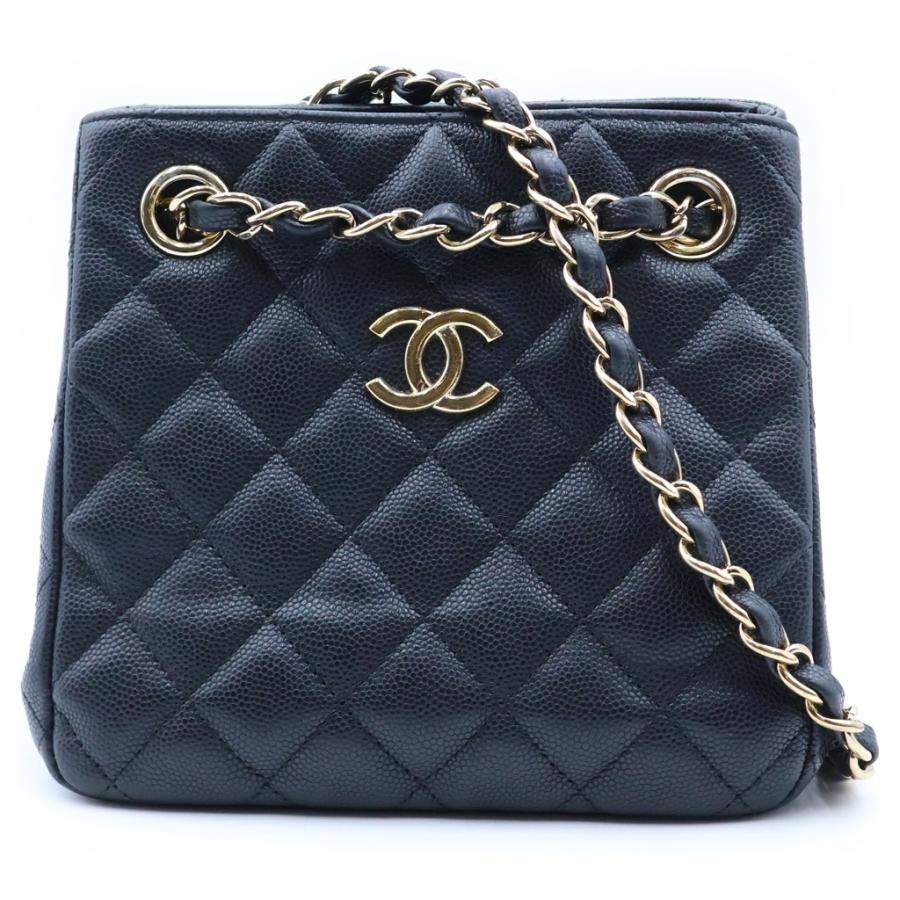 CHANEL（シャネル） マトラッセ ミニチェーン バケットバッグ