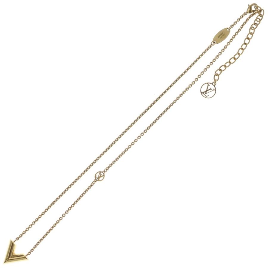 美品　LOUIS VUITTON ルイヴィトン エッセンシャルVネックレス LOUIS VUITTON（ルイ・ヴィトン） エセンシャルV ネックレス
