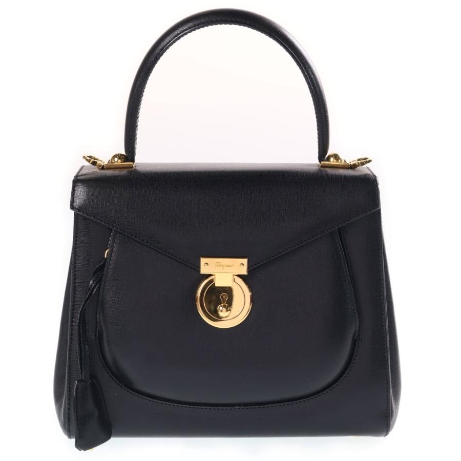 FERRAGAMO フェラガモ ガンチーニ 2WAY ショルダーバッグ ハンドバッグ