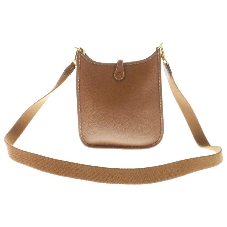 【訳あり】HERMES エルメス エヴリンPM □E ショルダーバッグ ブラウン HERMES - 【訳あり】HERMES エルメス エヴリンPM □E ショルダー