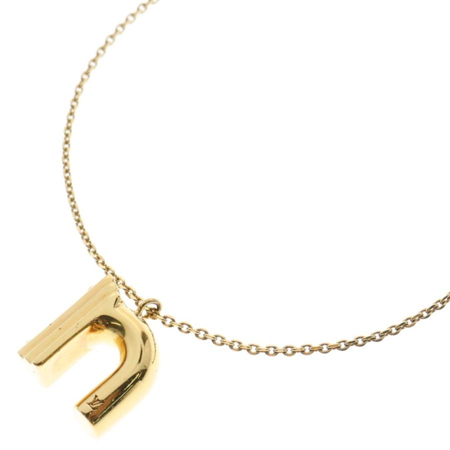 LOUIS VUITTON ルイヴィトン LV&ME N ゴールド チェーンネックレス