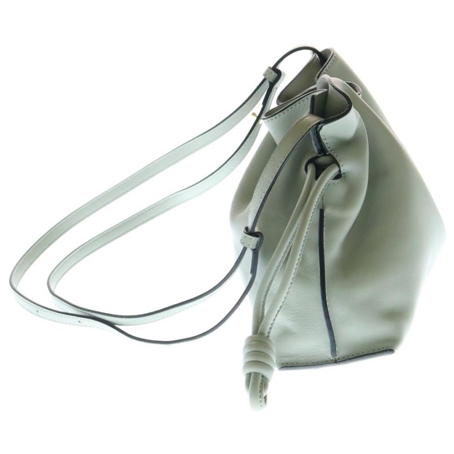 ロエベ　フラメンコクラッチミニ　ショルダーバッグ　2way　レザー　ライトブルー ロエベ フラメンコクラッチ ミニ レザー ショルダーバッグ