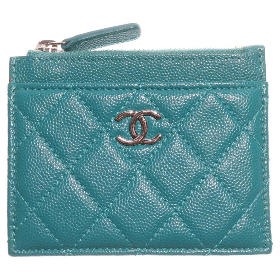 シャネル　キャビアスキンマトラッセ フラグメントケースケース CHANEL（シャネル） マトラッセ カードケース フラグメントケース