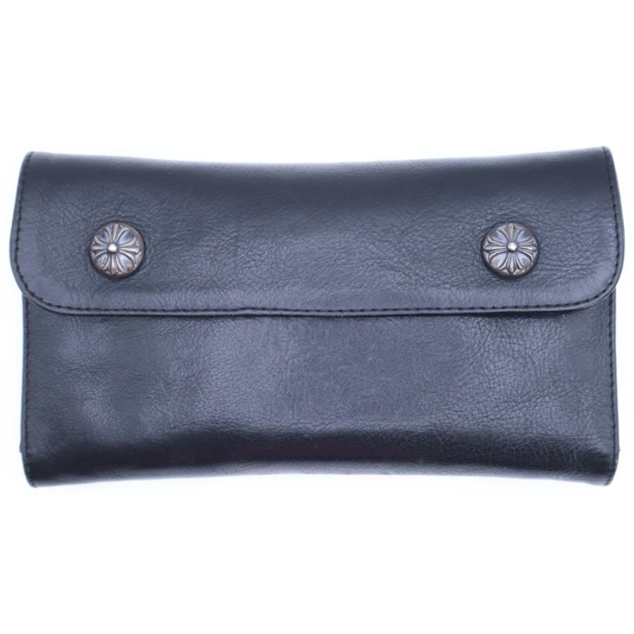 CHROME HEARTS（クロムハーツ） WAVE ウェーブ レザーウォレット 財布