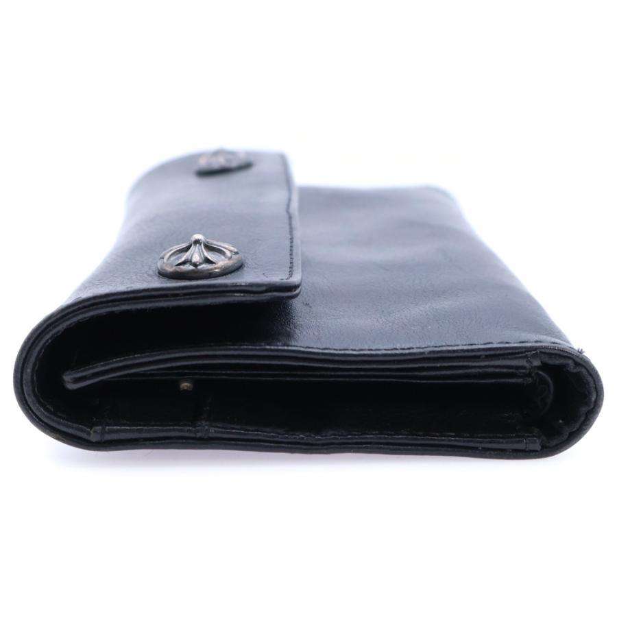 CHROME HEARTS（クロムハーツ） WAVE ウェーブ レザーウォレット 財布