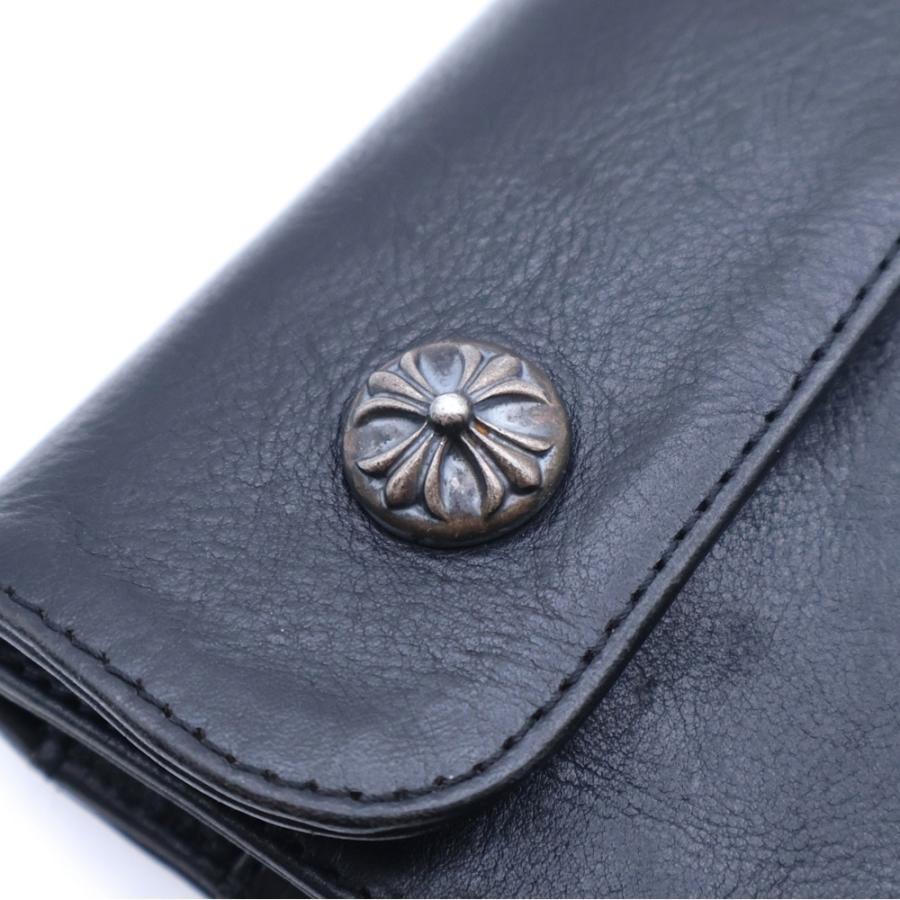 CHROME HEARTS（クロムハーツ） WAVE ウェーブ レザーウォレット 財布